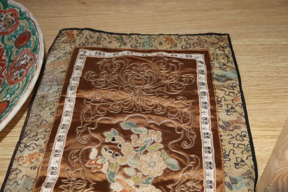 A 19th century Chinese embroideries (4)